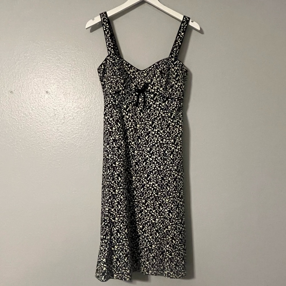 Cream and Black Dress -Dressbarn -size 8